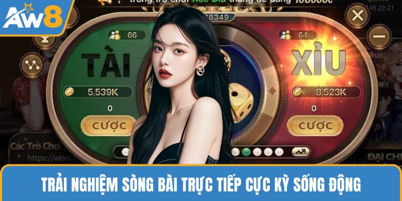 Trải nghiệm sòng bài trực tiếp cực kỳ sống động